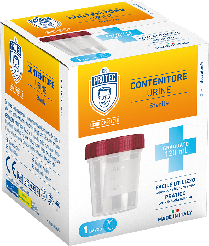 Contenitore sterile per le urine - Consumabili - Promedico S.r.l.